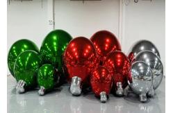 China Giant Party Event Reflective Inflatable Christmas Mirror Ball With Double Layer supplier