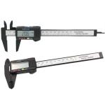150mm 6inch LCD Digital Electronic Carbon Fiber Vernier Caliper Gauge Micrometer Measuring for sale