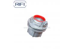 China RIFI Red Insulated 3/4 Inch Grounding Threaded Hub Zinc Die Cast supplier