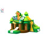 Factory Inflatable Combo Castle Safari Park Inflatable Bouncy House With Slide for sale