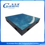 P3.91 Led Screen IP65 Waterproof And Stain-Resistant Outdoor Floor Fashion Led Dance Floor Led Screen Glass Led Dancing Floor Dj Wedding Led Floor for sale