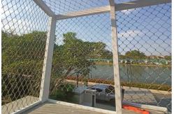 China Customized 3/32inch Wire Stainless Steel Rope Mesh For Fence Weather Resistance supplier