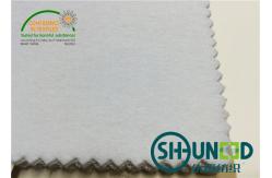 China Pure White Embroidery Backing Fabric With 50% Polyester / 50% Viscose supplier