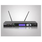 PLL Synthesized UHF Dual Channel Wireless Microphone System 100M Operating Range for sale