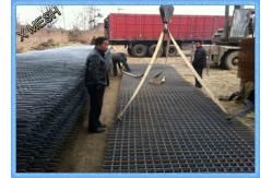 China Coated Welded Wire Mesh Panels A393 Rectangular Hole Concrete Reinforcing supplier