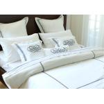 Elegant Embroidered Modern Bedding Sets Twin / Queen / King Size 100% Cotton for sale