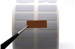 China 16mmx6mm Low Temperature Labels 1.5mil White Gloss High Temperature Resistant Polyimide Label supplier