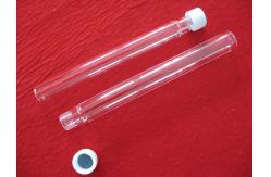 China Anti Crystalline Quartz Test Tube Non Cap ISO Certified For Lab Implement supplier