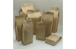 China Stand Up Kraft Paper Bag Customized Paper Bags With Foil / Zipper supplier