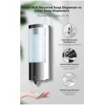 Wall Mounted Shower Soap Dispenser Rechargeable ABS Material With Sensor