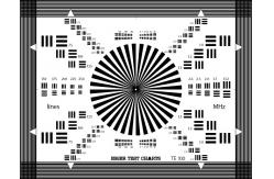China TUV 280x210mm Lens Focus Test Chart Sineimage YE0100 Reflective supplier