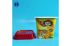China 92MM PP Japanese Ramen Noodle IML Cup With Holes supplier
