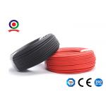 TUV Approved Single core black Solar panel PV cable wire 6mm² for sale