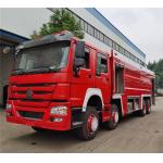 Sinotruk Fire Fighting Truck 10 Wheel 371HP 10tons Water 2tons Foam HOWO Fire Truck for sale