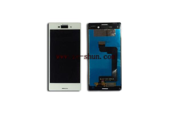 White Cell Phone LCD Screen Replacement For M4 Aqua Complete
