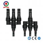IP67 30A 3 To 1 T Branch Solar PV Connectors MMMF FFFM For Photovoltaic System for sale