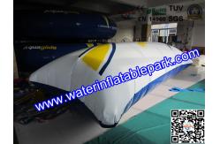 China 0.9mm PVC  Inflatable Water Blob Pillow , Inflatable Water Toys For Lake supplier