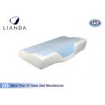 Nice sleep cushion Cooling Gel Pillow / pad mesh and velboa cover for sale