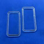 Frosted Transparent Clear Quartz Glass Products Ring for sale