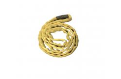 China Yellow 3000KG 3 Meters Yellow Endless Lifting Straps, polyester sling supplier