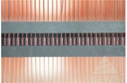 China 2500K-5000K Taped Glass Encapsulated NTC Thermistor For Automatic Mounting supplier