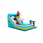 Surfing Themed Inflatable Slide And Palm Tree Decorations for sale