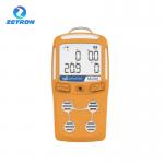 Robust Zetron Portable Multi Gas Detector MUNI MP420 For CO / H2S / O2 / LEL for sale