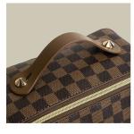 High End Leather Lining Makeup Bag Multiple Layers Large Capacity