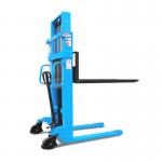 Small Manual Hydraulic Portable Pallet Lifter Stacker With 2000kg Capacity for sale