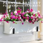 Flexible Flower Box Holder for Holding Different Flower Boxes Planter Box Brackets
