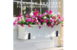China Flexible Flower Box Holder for Holding Different Flower Boxes Planter Box Brackets supplier