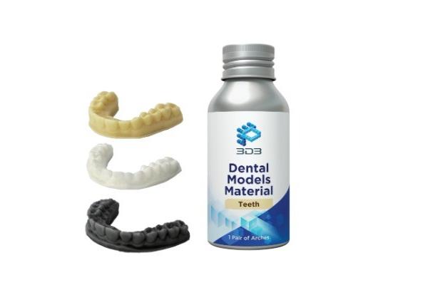 Class III Instruments 3D Printing Materials White Grey 3d Printed Crown Tooth