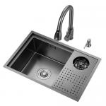 Stainless Steel 201 304 Double Bowl Kitchen Sink for sale