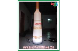 China 190T Nylon Cloth Inflatable Bottle Wine Height 2M With Led Lights supplier