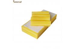 China Customized Cell Size Pure Natural Beeswax Grade D Confectionary Industries supplier