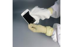 China HDD Microdenier Industrial Wiper Roll Microfiber Knitted Cleanroom Cloth Custom Size supplier