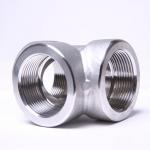 3000LB 4inch Sockets Butt Weld Reducing Tee / 40mm solvent weld tee for sale