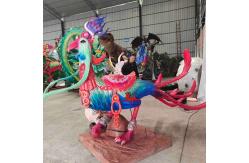 China Realistic Voice Animatronic Animals Mythical Chinese Creatures Miemengniao supplier