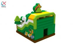 China Customized Inflatable Bouncer Castle With Slide Safari Park Bouncy House supplier