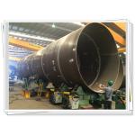 Steel Tube Tower Wind Turbine Several Pipes Fit Up Welding Station