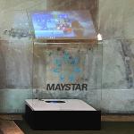 30 Inch Holo Holographic Kiosk Machine Terminal Projection Interactive Glass Kiosk for sale