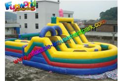 China Fashion Funworld Inflatables Obstacle Course For Kids And Adults supplier