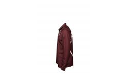 China 180GSM Lapel Collar Long Sleeve Men Burgundy Shirt With Buttons Sublimation Printing supplier