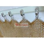 Durability And Flexibility Chain Mail Curtain In Architectural Design for sale