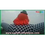 Customized Commericial Vivid Inflatable Clown Mascots With Logo Printing