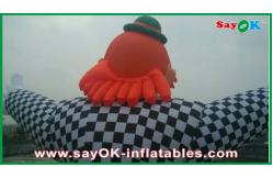 China Customized Commericial Vivid Inflatable Clown Mascots With Logo Printing supplier