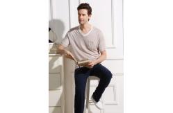 China Durable Classic Hemp Cotton Clothing Plain Hemp Shirts Weekend Style supplier