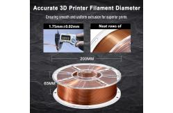 China Strong Toughness For 3D Printer PLA Silk Copper Filament 3D Printing Essential supplier