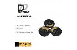 China Four Holes Custom Polyester Bulk Clothing Buttons For Coat Horn Effect supplier