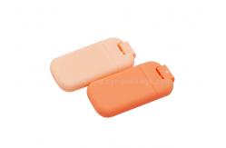 China Plastic Orange Perfume Spray Atomizer With Rubber Case Credit Card supplier